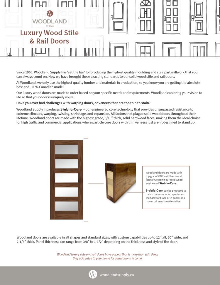 Luxury Wood Stile & Rail Doors Image
